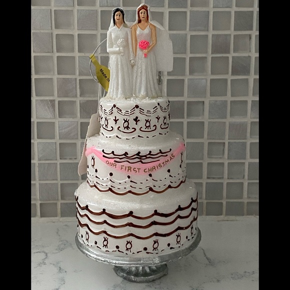 CODY FOSTER NWT Our First Christmas  BRIDES Ornament - Picture 1 of 5